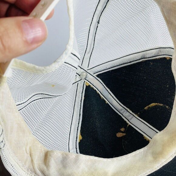 Gleaner Combine 60th Anv Mesh Snapback Trucker Hat Farmer Tractor Cap 1983 Ag - Picture 10 of 12